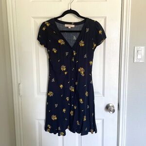 LOFT Floral Mini Dress